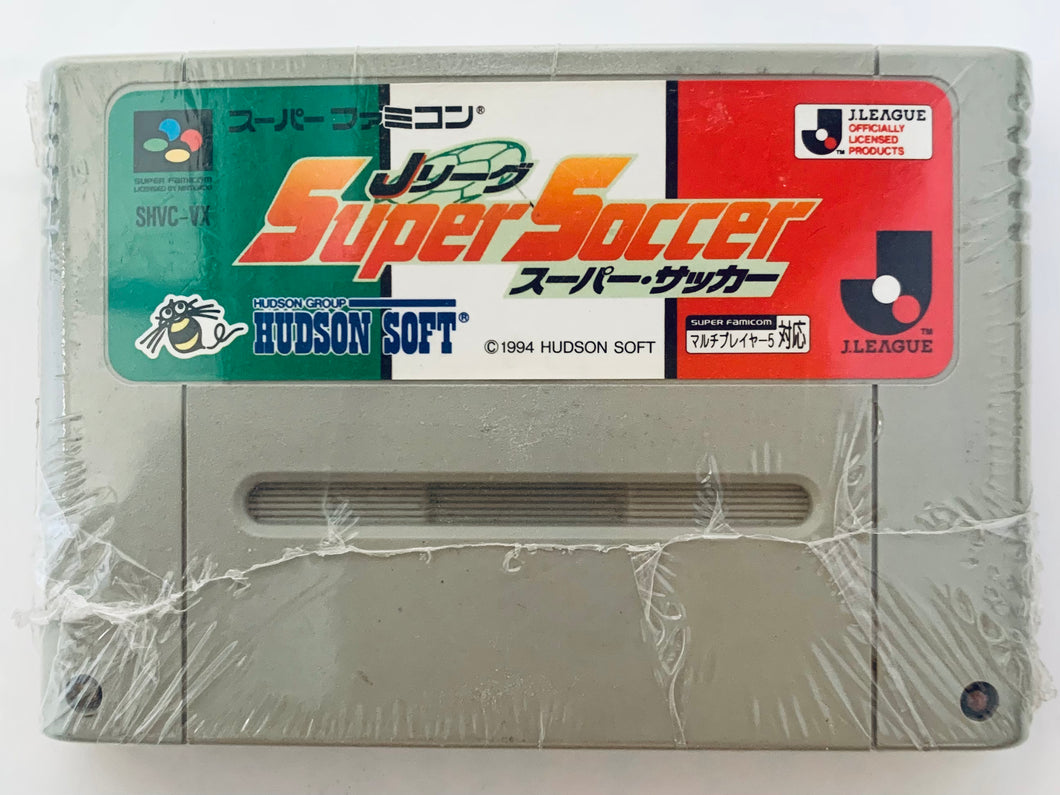 J.League Super Soccer - Super Famicom - SFC - Nintendo - Japan Ver. - NTSC-JP - Cart (SHVC-VX)