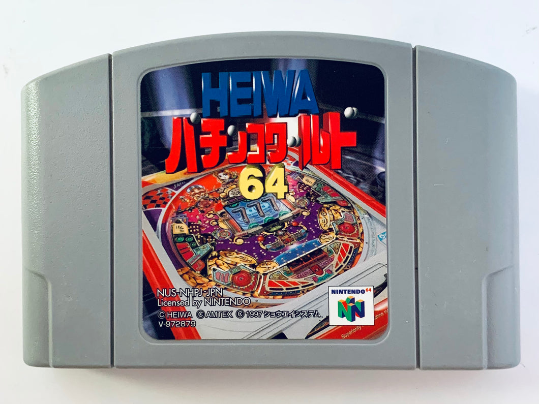 HEIWA Pachinko World 64 - Nintendo 64 - N64 - Japan Ver. - NTSC-JP - Cart (NUS-NHPJ-JPN)