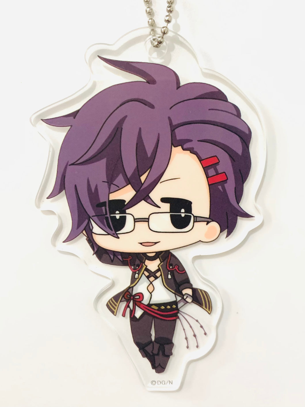 Touken Ranbu - Online - Akashi Kuniyuki - Acrylic Keyhoder - Chokotto Clear Mascot 3 (FuRyu)