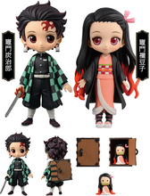 Load image into Gallery viewer, Kimetsu no Yaiba - Tanjirou, Nezuko, Zenitsu &amp; Inosuke - Q Posket Petit - Set of 4 Figures
