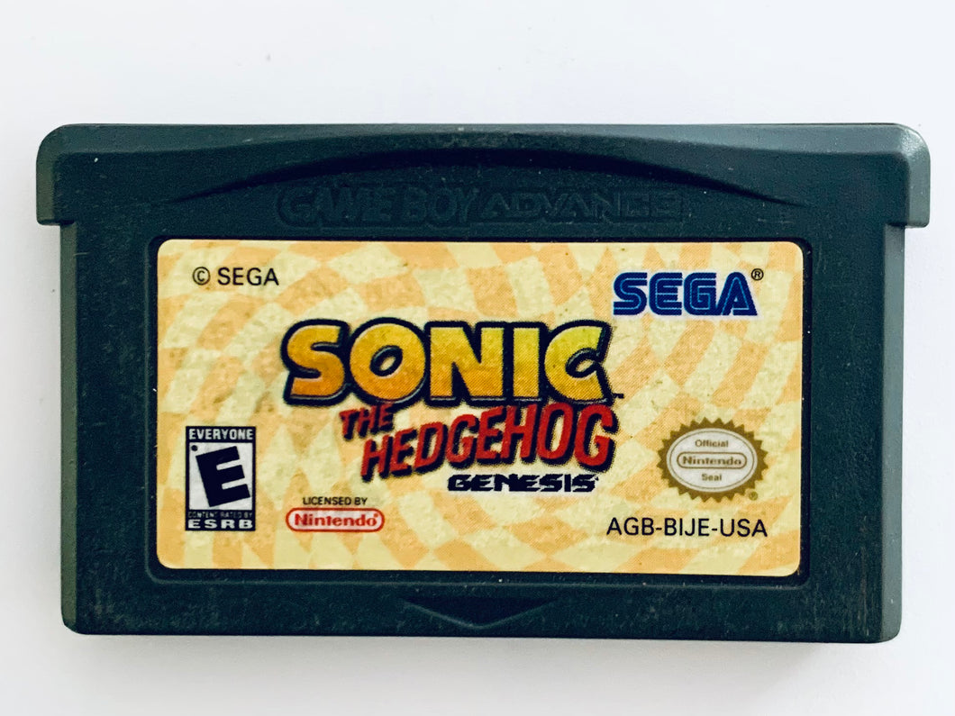 Sonic The Hedgehog Genesis - GameBoy Advance - SP - Micro - Player - Nintendo DS - Cartridge (AGB-BIJE-USA)