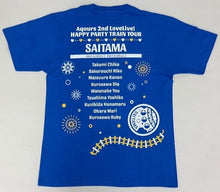 Load image into Gallery viewer, Love Live! Sunshine!! Aqours - SAITAMA T-shirt Blue - Aqours 2nd LoveLive! HAPPY PARTY TRAIN TOUR - S size
