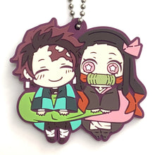 Load image into Gallery viewer, Demon Slayer: Kimetsu no Yaiba - Tanjiro Kamado &amp; Nezuko Kamado - Chara Banchoukou Rubber Mascot Fourth Form
