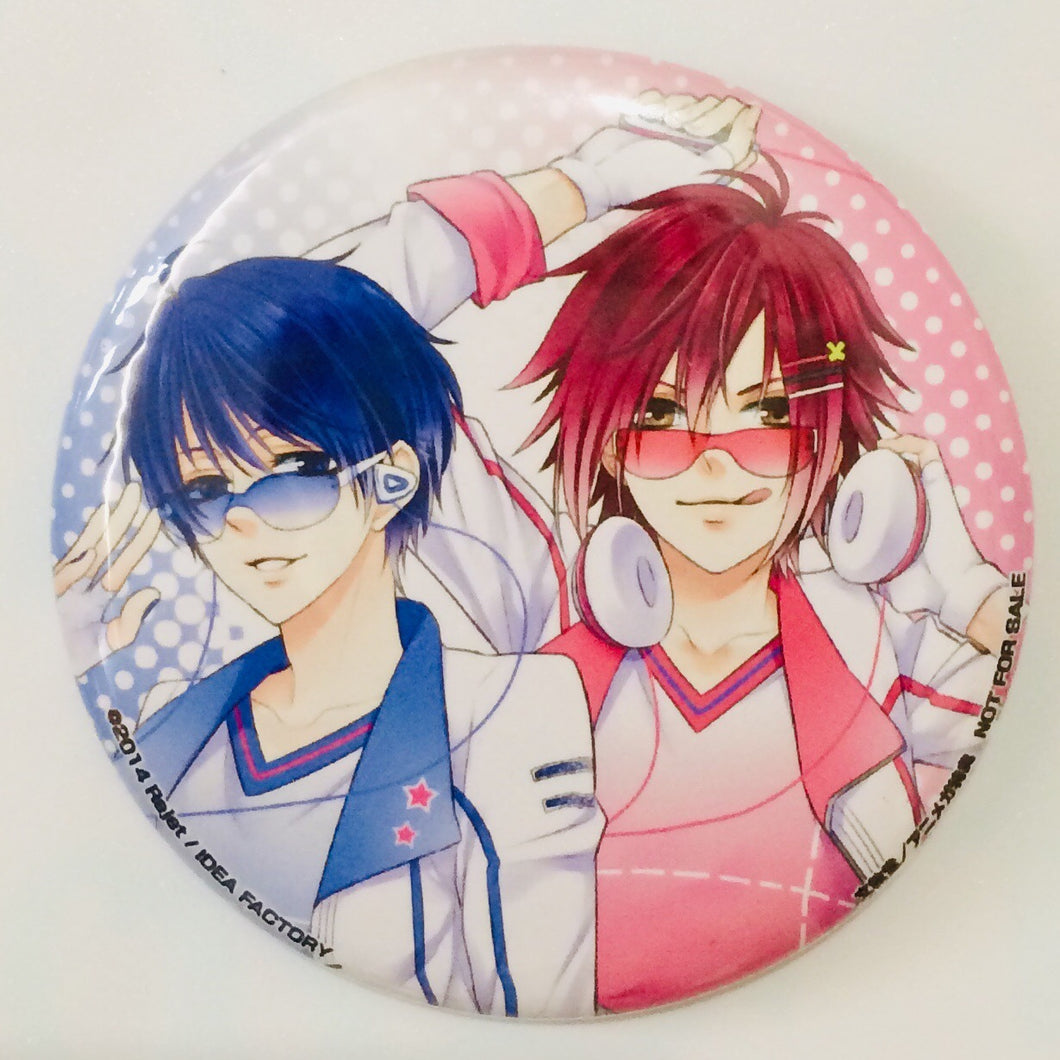 Marginal#4 - Kirihara Atom & Takimaru Alto - Animega Reading Limited Can Badge