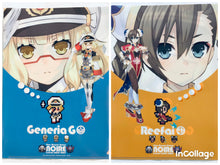 Load image into Gallery viewer, Hyperdevotion Noire: Goddess Black Heart Limited Edition - A4 Visual Clear File Set (9 pieces) - Famitsu DX Pack
