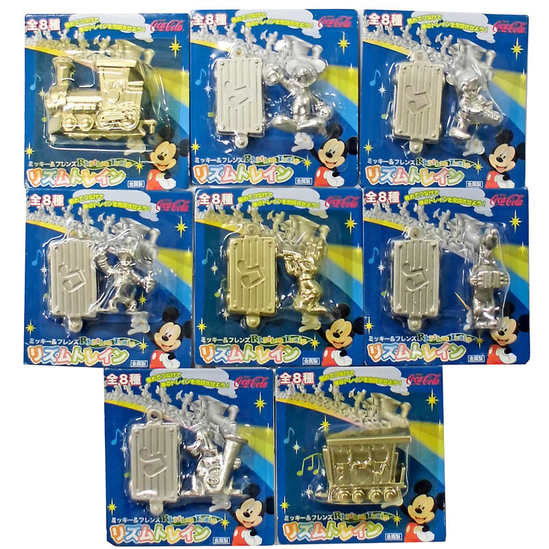 Disney x Coca-Cola - Mickey & Friends - Rhythm Train - Metal Figure Collection (Set of 8)