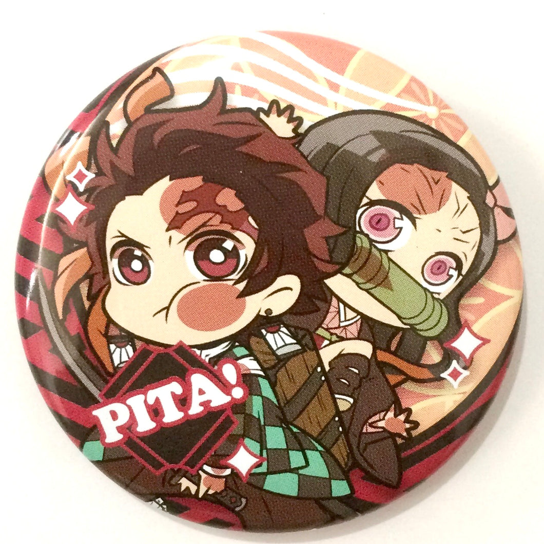 Kimetsu no Yaiba - Kamado Nezuko - Kamado Tanjirou - Pita! Deform Can Badge Vol.2 (Takara Tomy A.R.T.S)