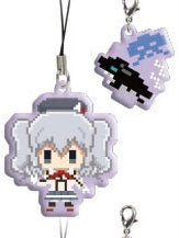 Cargar imagen en el visor de la galería, Kantai Collection ~Kan Colle~ Kashima - Dot Picture Metal Charm Strap - Kan Colle X Space Invaders
