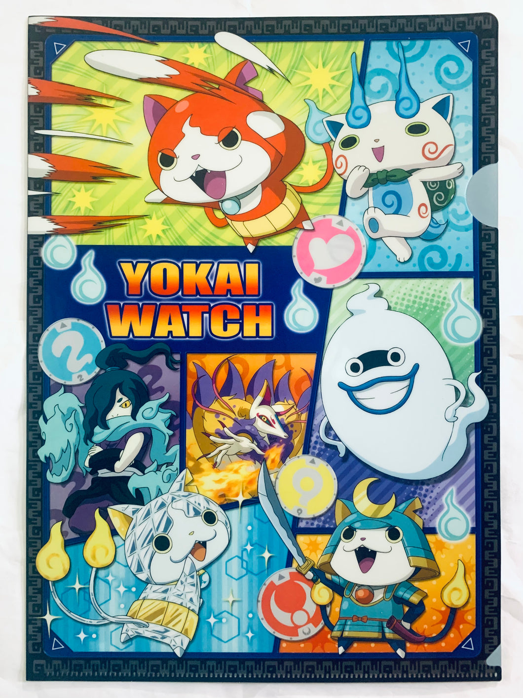Youkai Watch A4 Clear File - Gathering / Cool (E)