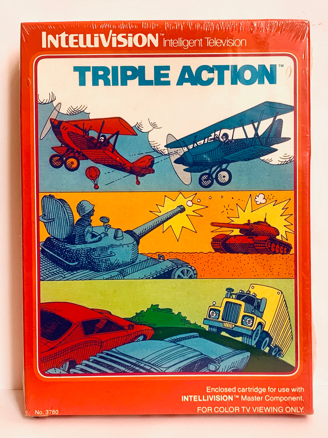 Triple Action - Mattel Intellivision - NTSC - Brand New