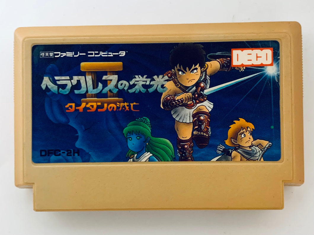 Heracles no Eikou II: Titan no Metsubou - Famicom - Family Computer FC - Nintendo - Japan Ver. - NTSC-JP - Cart (DFC-2H)