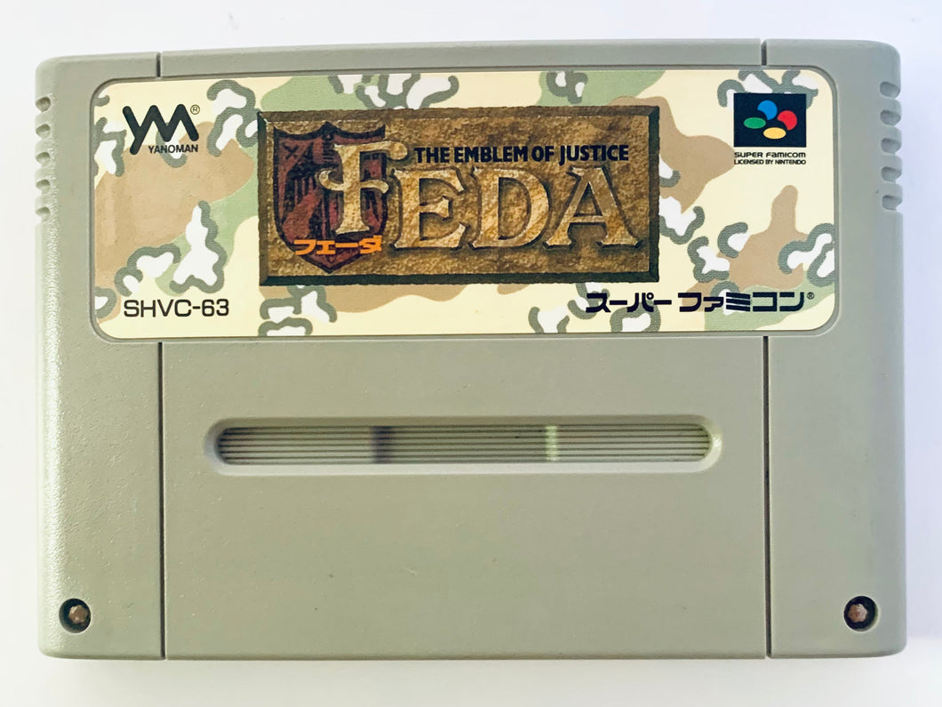 FEDA: The Emblem of Justice - Super Famicom - SFC - Nintendo - Japan Ver. - NTSC-JP - Cart (SHVC-63)