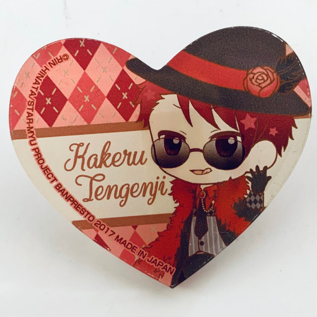 High School Star Musical - Tengenji Kakeru - Star-Mu Acrylic Heart Badge