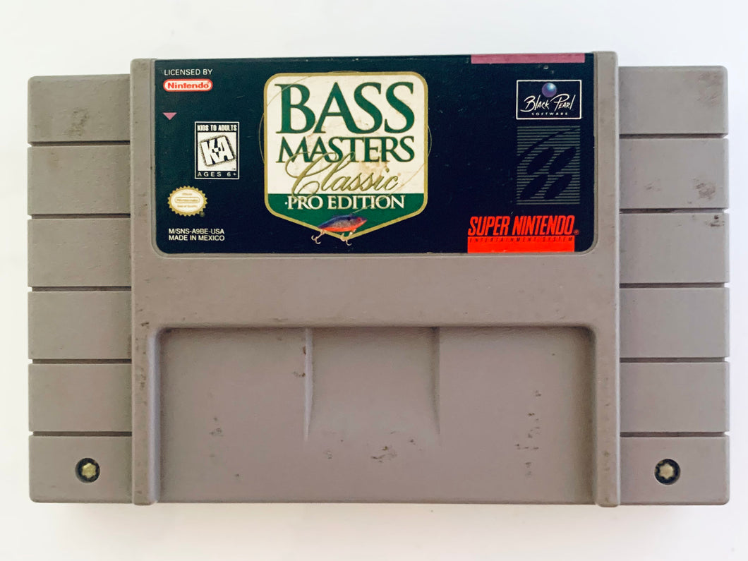 Bass Masters Classic Pro Edition - Super Nintendo - SNES - NTSC-US - Cart (M/SNS-A9BE-USA)