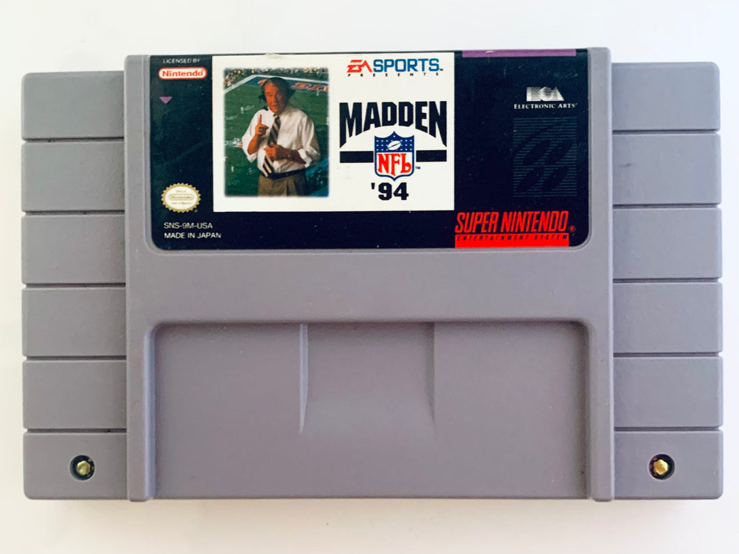 Madden NFL ‘94 - Super Nintendo - SNES - NTSC-US - Cart (SNS-9M-USA)