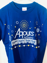 Load image into Gallery viewer, Love Live! Sunshine!! Aqours - SAITAMA T-shirt Blue - Aqours 2nd LoveLive! HAPPY PARTY TRAIN TOUR - S size
