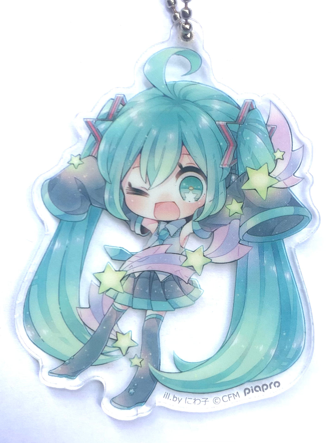 Vocaloid - Hatsune Miku - Acrylic Charm - Keyholder (Movic)