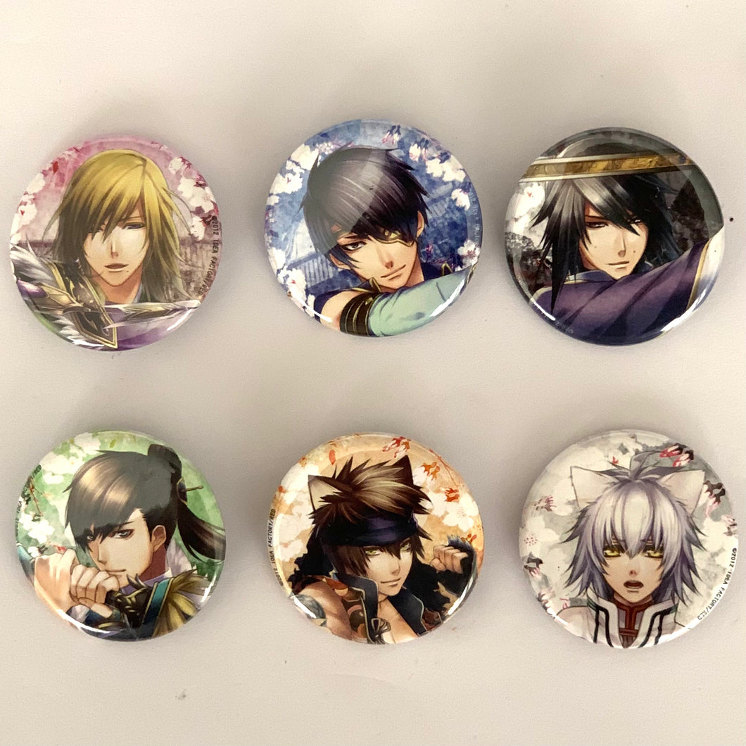 Juuza Engi ~Engetsu Sangokuden~ Chouhi - Chouryou - Chouun - Kakouton - Ryuubi - Sousou - Battle Can Badge Set
