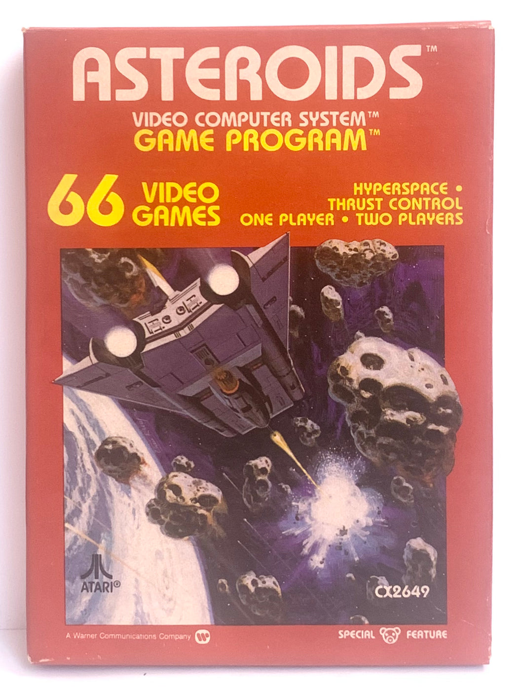Asteroids - Atari VCS 2600 - NTSC - Brand New