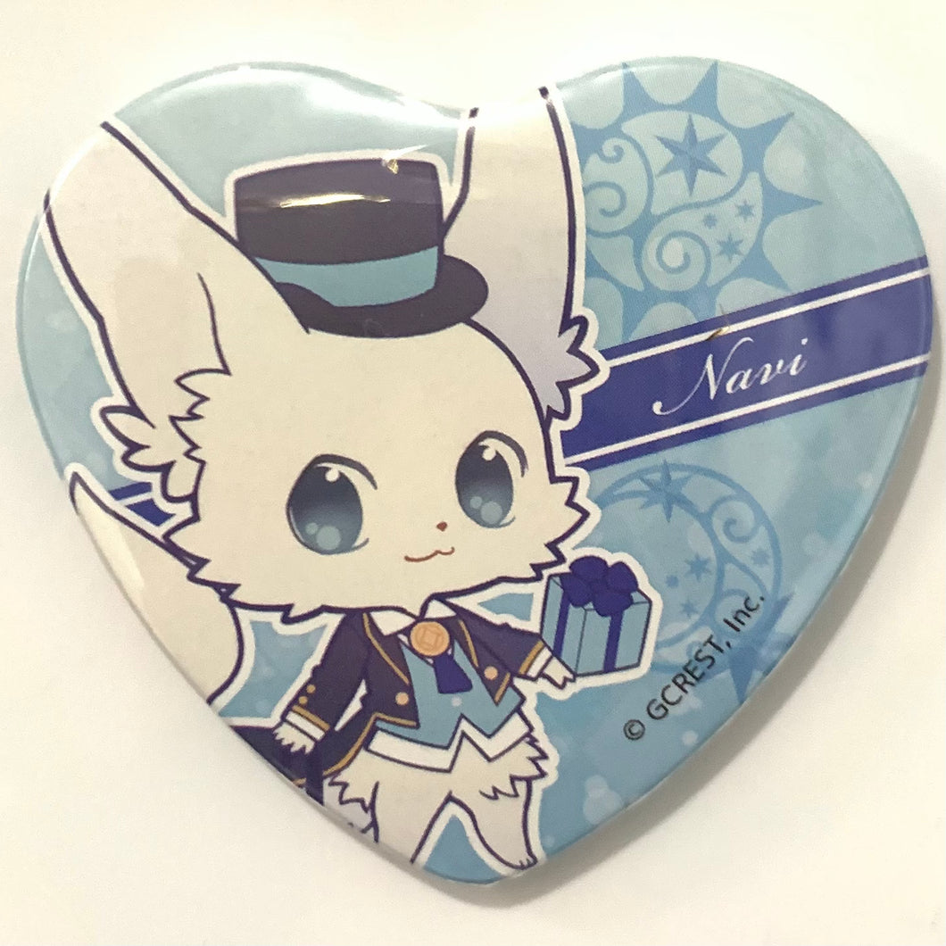 Yume Oukoku to Nemureru 100-nin no Ouji-sama - Navi - Heart Can Badge