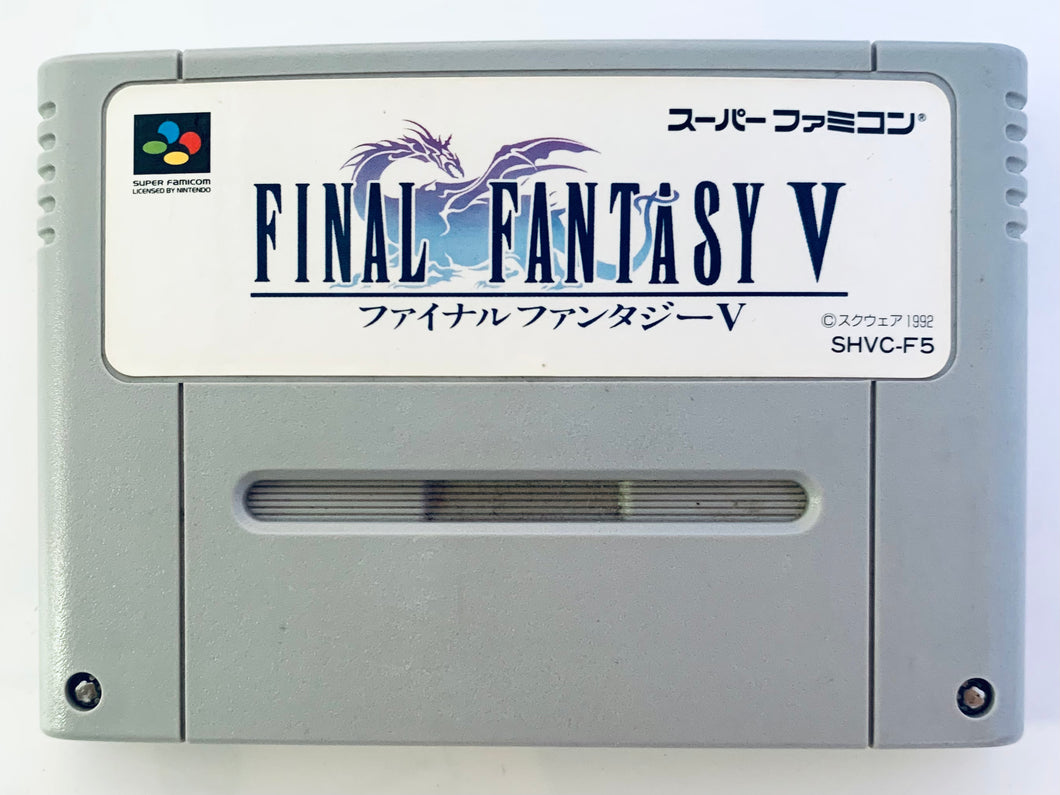 Final Fantasy V - Super Famicom - SFC - Nintendo - Japan Ver. - NTSC-JP - Cart (SHVC-F5)