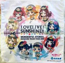 Cargar imagen en el visor de la galería, Love Live! Sunshine!! x Seibu Railway Premium Tour 2008 Drawn Deformed Design Original Handkerchief
