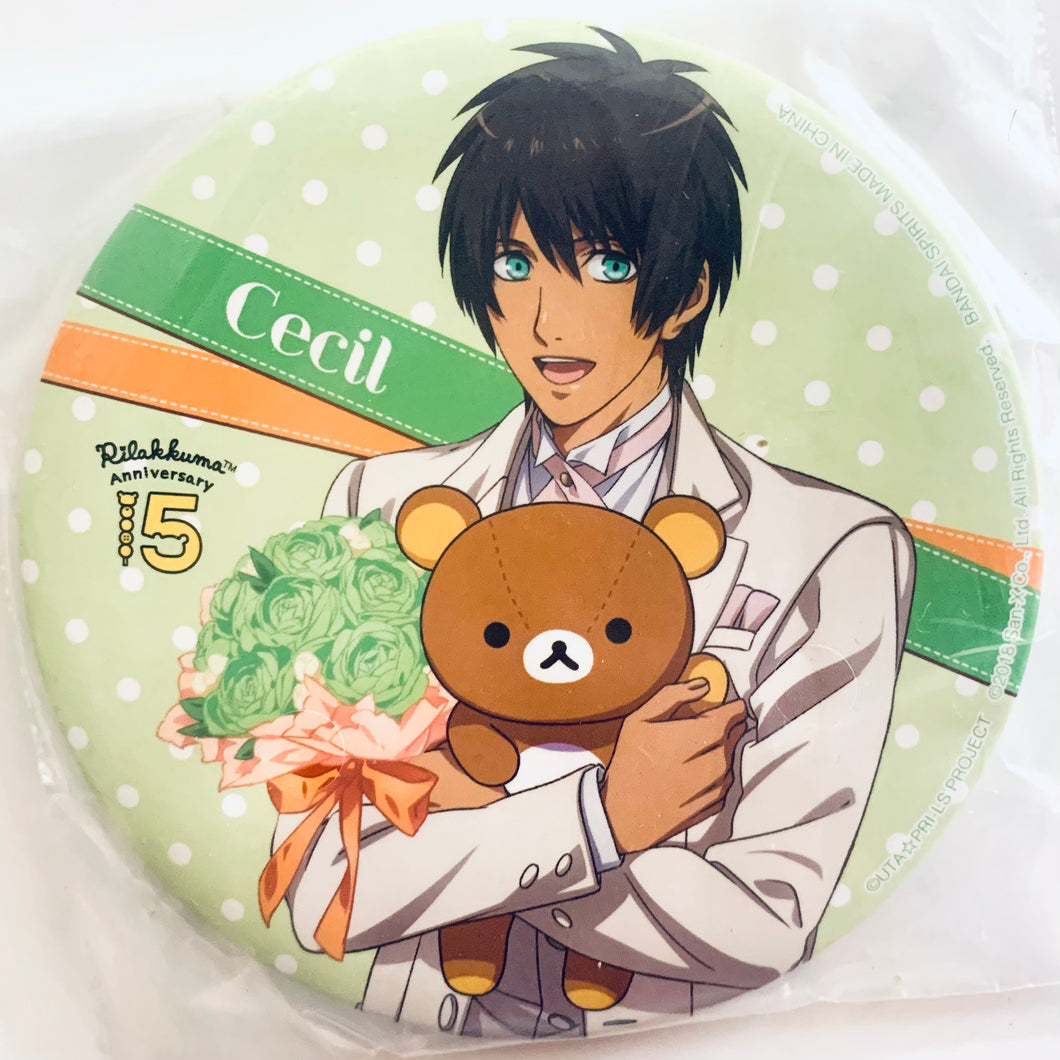 Ichiban Kuji Uta no☆Prince-sama♪ Maji Love Legend Star meets Rilakkuma ～happy for you！～ Aijima Cecil - Can Badge