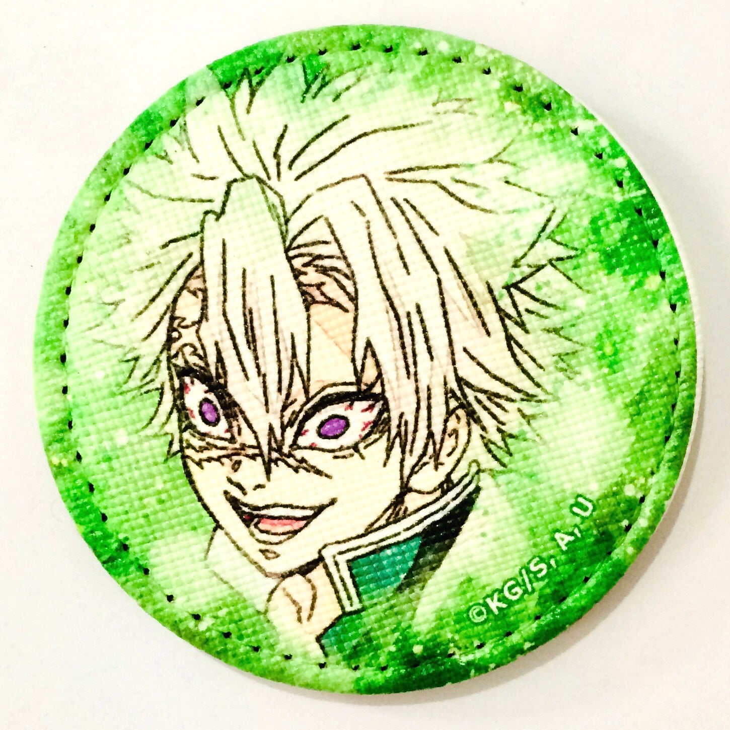 Kimetsu no Yaiba - Shinazugawa Sanemi - Leather Badge – Cuchiwaii