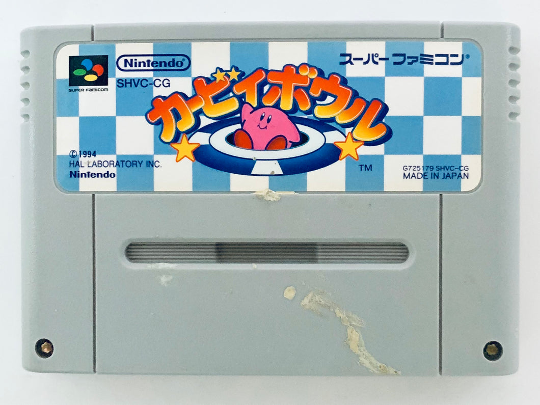 Kirby Bowl - Super Famicom - SFC - Nintendo - Japan Ver. - NTSC-JP - Cart (SHVC-CG)