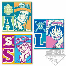 Load image into Gallery viewer, One Piece - Luffy, Ace and Sabo - Hand Towel - Ichiban Kuji One Piece - Passionate Bonds Edition - I Prize (Set of 3)
