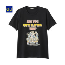 Cargar imagen en el visor de la galería, Dragon Ball x GU Graphic T-Shirt Black S Size
