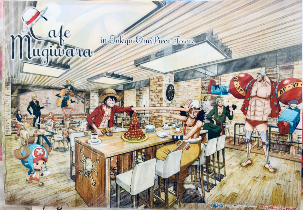 One Piece - A3 Clear Poster - Cafe Mugiwara in Tokyo One Piece Tower