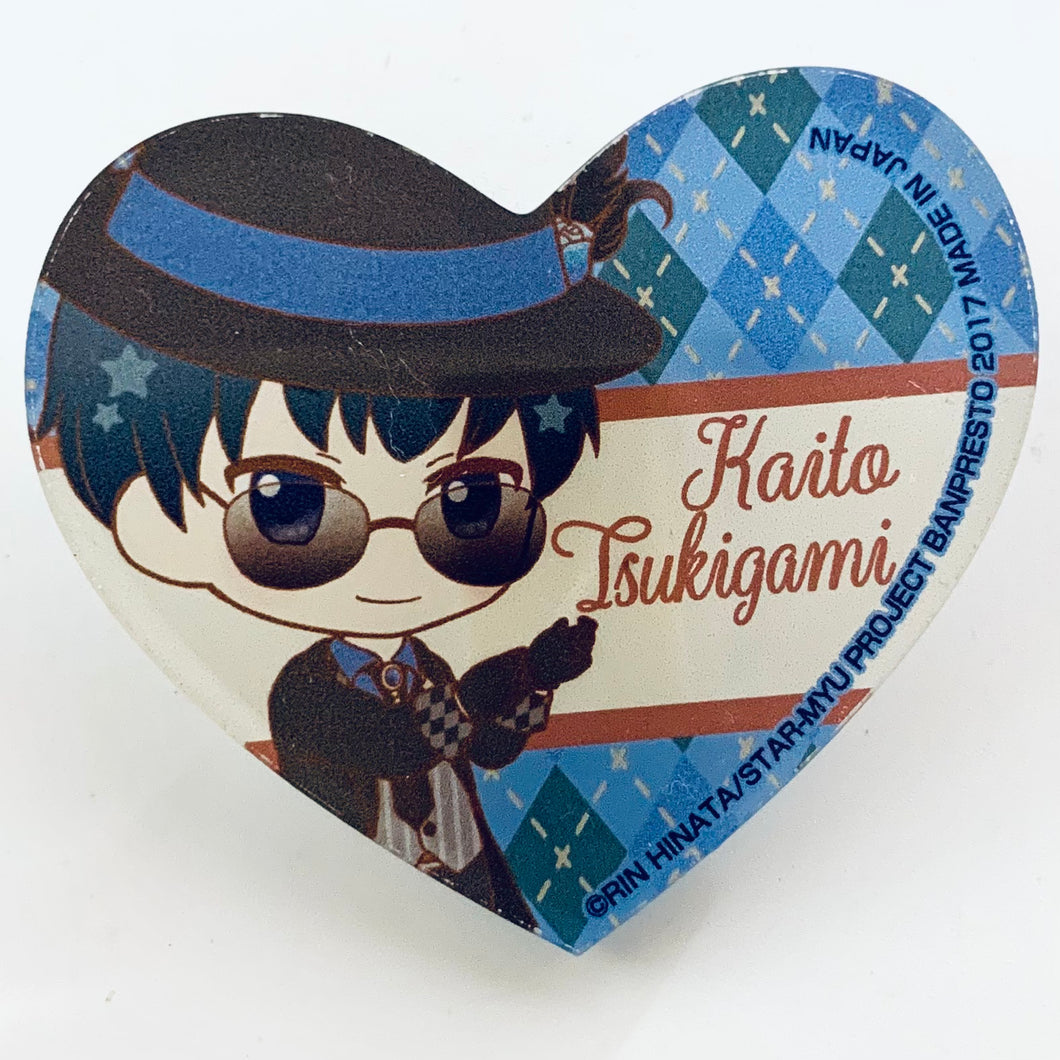 High School Star Musical - Tsukigami Kaito - Star-Mu Acrylic Heart Badge