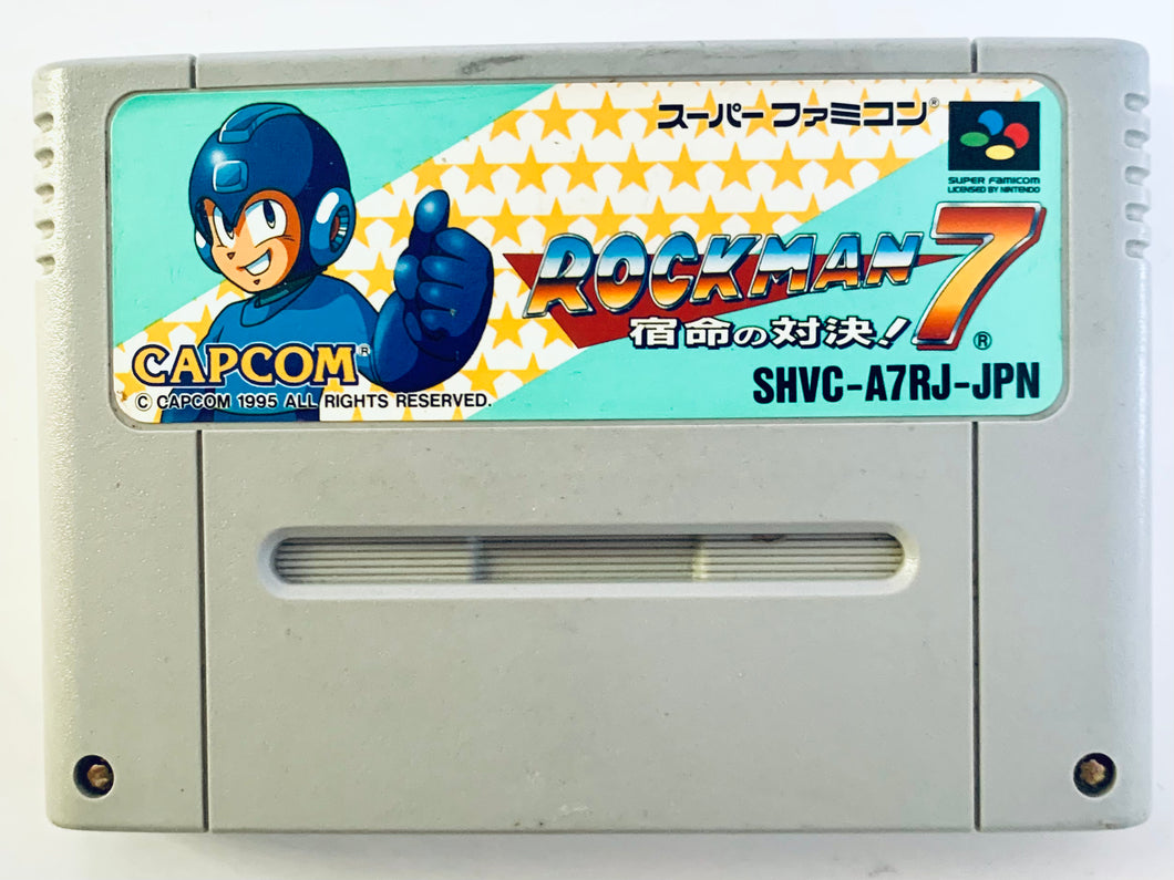 RockMan 7: Shukumei no Taiketsu! - Super Famicom - SFC - Nintendo - Japan Ver. - NTSC-JP - Cart (SHVC-A7RJ-JPN)