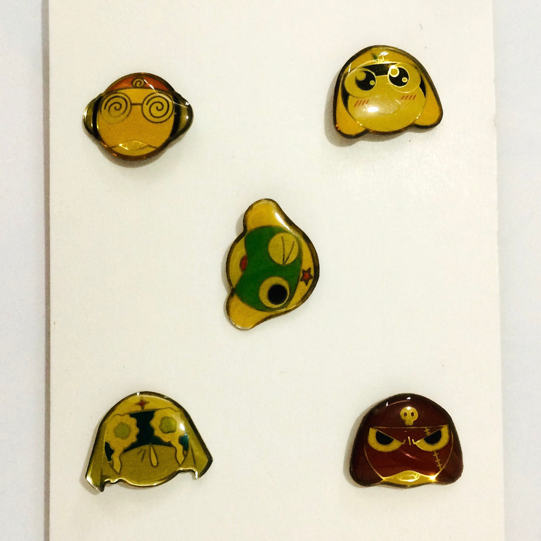 Keroro Gunsou Pins Set Shonen Ace Special Appedix