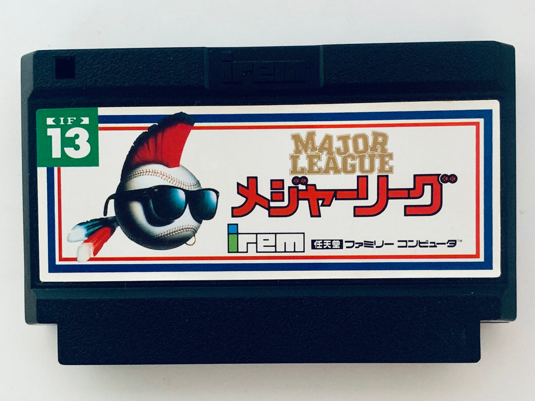 Major League - Famicom - Family Computer FC - Nintendo - Japan Ver. - NTSC-JP - Cart (IF-13)