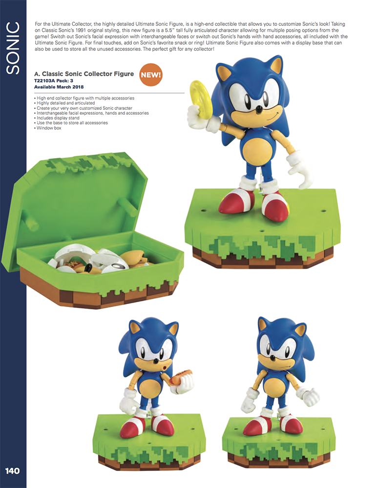 Bonecos Sonic The Hedgehog Sonic 1991 Articulado e com Acessórios Edição de  Colecionador Tomy ◉ω◉ )つー☆*SUIKA*