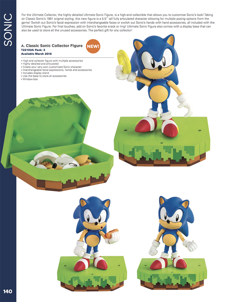 Sonic The Hedgehog 1991 Collector Edition Figure Cuchiwaii