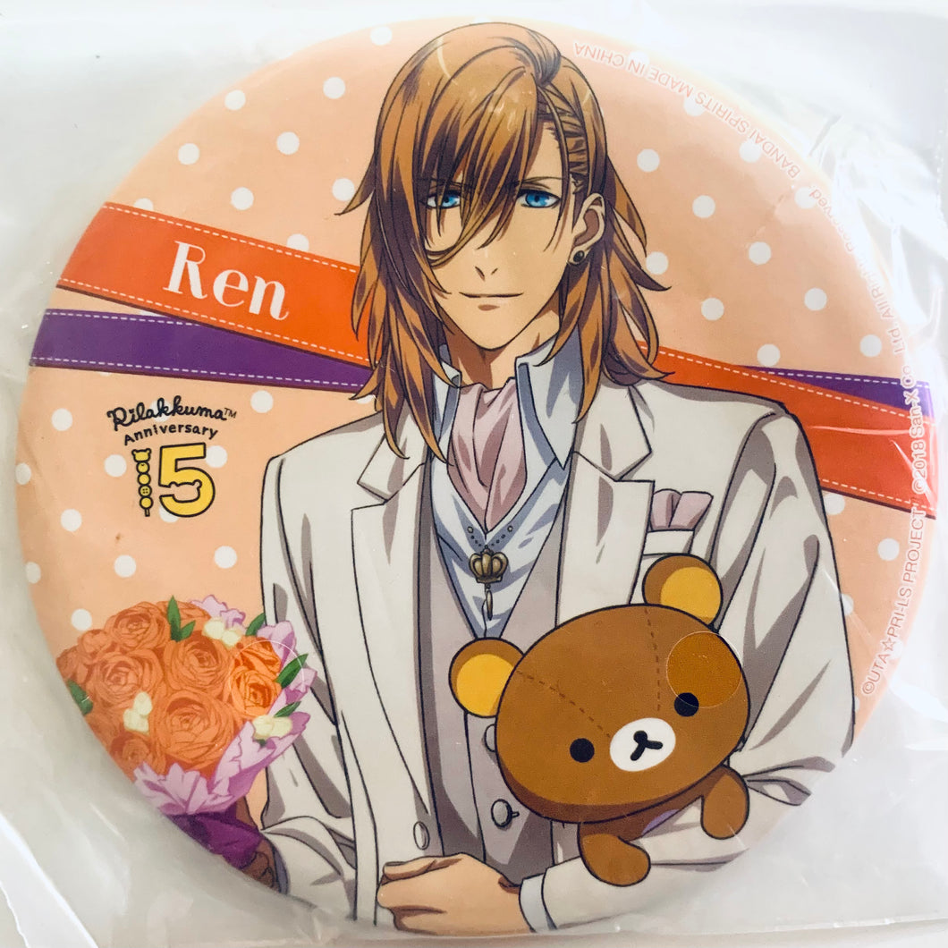 Ichiban Kuji Uta no☆Prince-sama♪ Maji Love Legend Star meets Rilakkuma ～happy for you！～ Jinguuji Ren - Can Badge