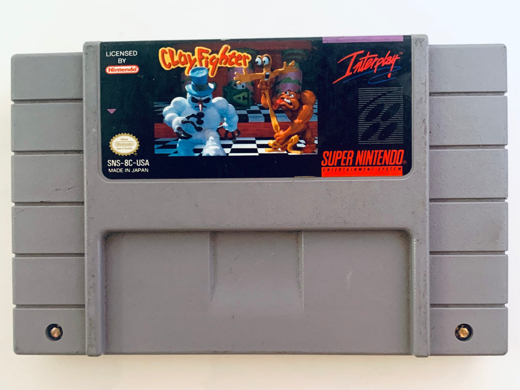 ClayFighter - Super Nintendo - SNES - NTSC-US - Cart (SNS-8C-USA)