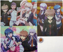 Load image into Gallery viewer, Danganronpa: The Animation - Kirigiri Kyouko - Maizono Sayaka - Naegi Makoto - Clear File &amp; Can Badge - Minna no Kuji ~Wakku Waku no Dokki Doki ver.~
