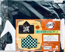 Load image into Gallery viewer, Kimetsu no Yaiba Pattern Hooded Blanket
