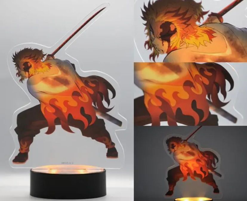 Gekijouban Kimetsu no Yaiba: Mugen Ressha-hen - Rengoku Kyoujurou - Shinning Burn Your Heart Acrylic Stand [ufotable BD Purchase Benefit]