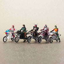 Cargar imagen en el visor de la galería, Kamen Rider - Tokusatsu Mecha Collection Rider Machine Chronicle 5 - Figure - Set of 5
