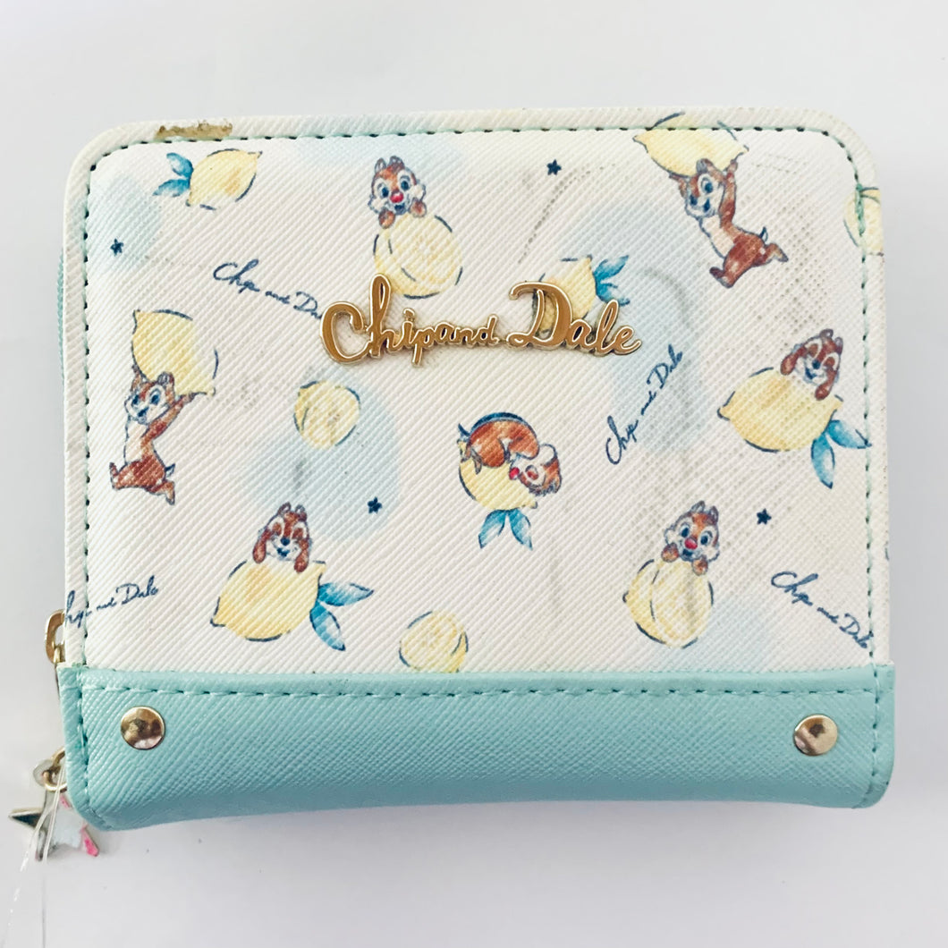 Disney Chip & Dale Bifold Wallet Lemon Pattern (53033)