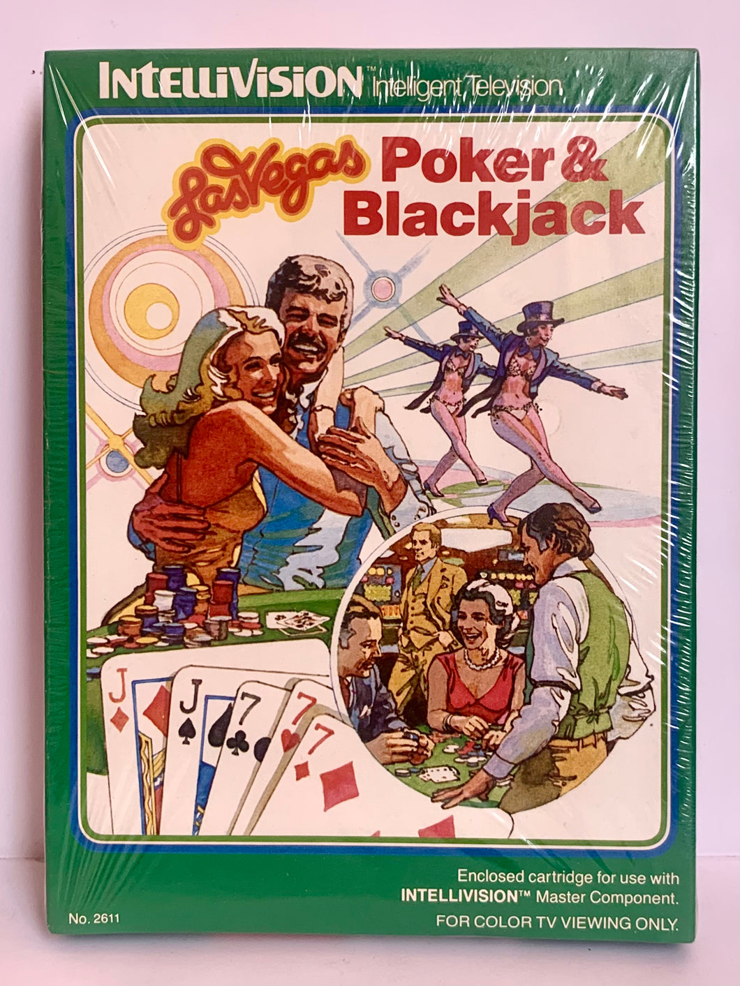 Las Vegas Poker & Blackjack - Mattel Intellivision - NTSC - Brand New