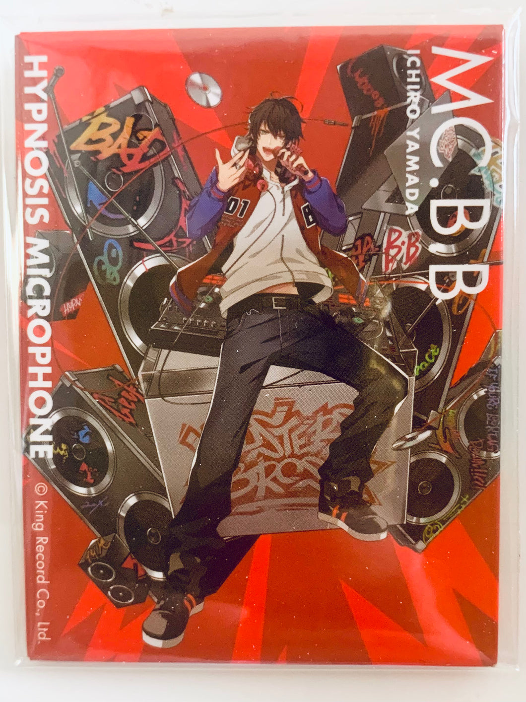 Hypnosis Microphone -Division Rap Battle- x Lawson - Ichiro Yamada (MC B.B.) - Square Badge