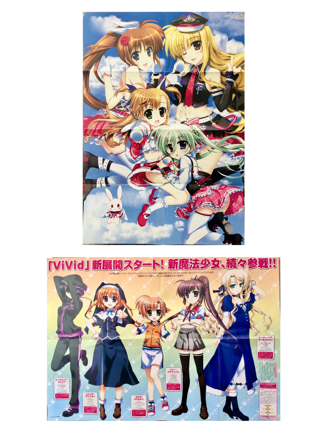 Magical Girl Lyrical Nanoha - B2 Double-sided Poster - Comp Ace Appendix