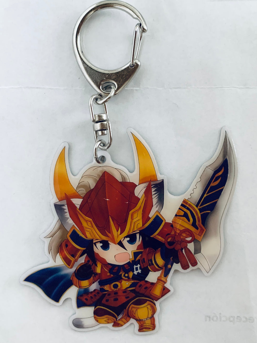 Sengoku Musou - Ii Naomasa - Metal Keychain - Keyholder - NamjaTown