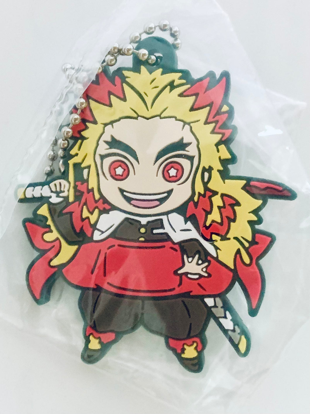 Kimetsu no Yaiba - Rengoku Kyoujurou - Chara Banchoukou Rubber Mascot Eighth Form Mugen Ressha-hen